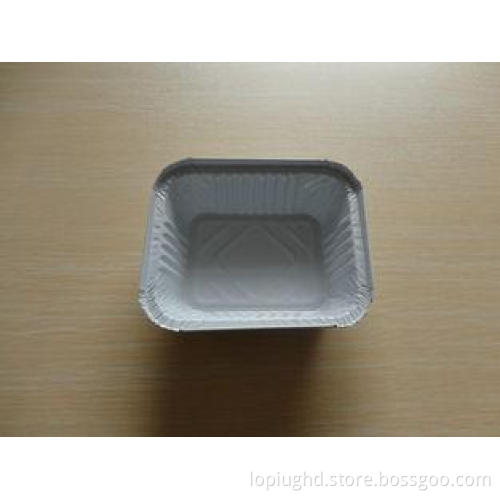 Rectangle Aluminium Foil Containers With Lid For Food Stora